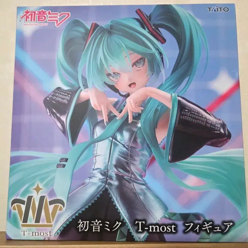 [BUNJANG] Taito Hatsune Miku T-most Figure (Sealed) / (미개봉) 타이토 하츠네 미쿠 T-most 피규어