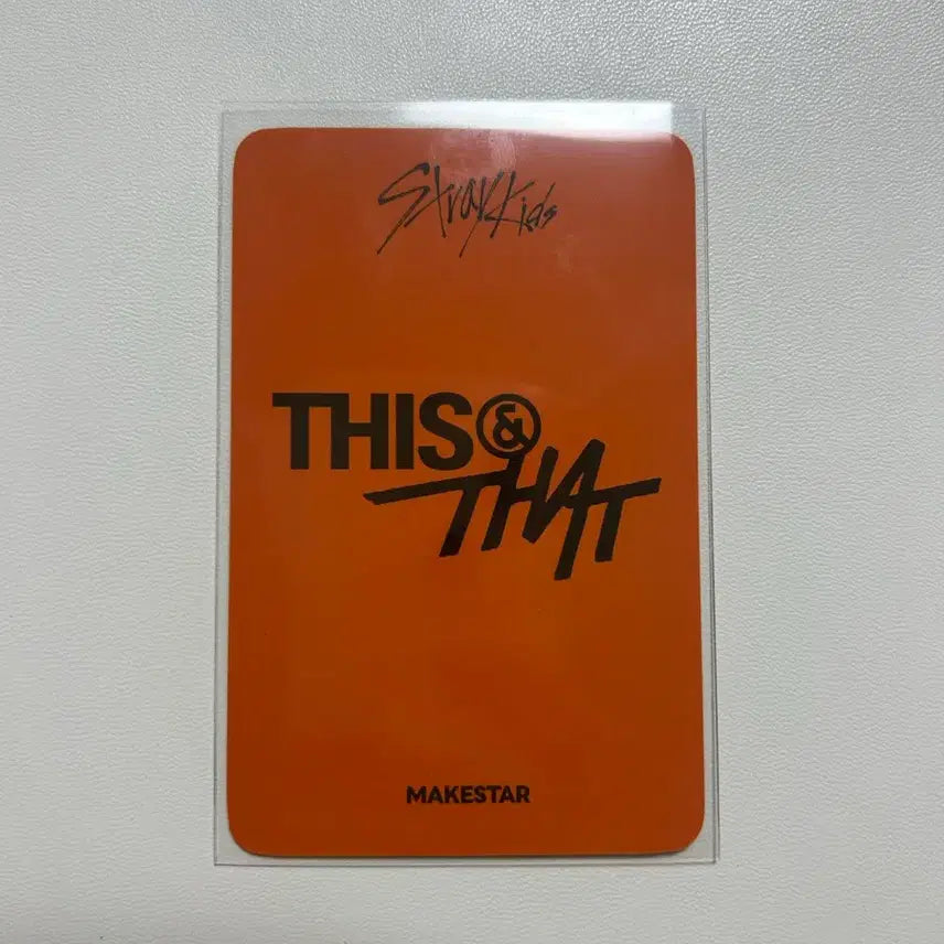 [BUNJANG] Stray Kids DIS-SIDE Bang Chan Photocard POB / 스키즈 디스앤댓 메이크스타 방찬 포카 특전