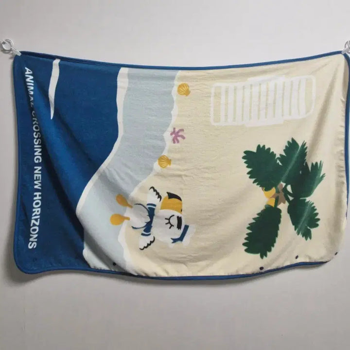 [BUNJANG] Uniqlo Animal Crossing Beach Towel / 동물의숲 비치 타올 - 유니클로 공식 굿즈 (고리 서비스 드려요)