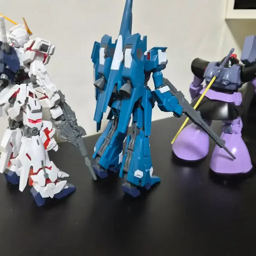 [BUNJANG] HG RGZ-95 ReZEL, RX-0 Unicorn Gundam, Zaku II (Dom) Pre-assembled Kit Bundle / (hg)리젤,유니콘 건담,돔 가조립 일괄 판매