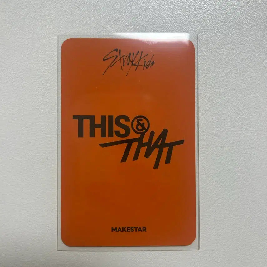 [BUNJANG] Stray Kids THIS MESSED UP WORLD Makestar I.N Photocard POB / 스키즈 디스앤댓 메이크스타 아이엔 포카 특전