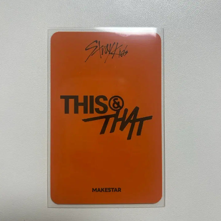 [BUNJANG] Stray Kids THIS MESSED UP WORLD Makestar I.N Photocard POB / 스키즈 디스앤댓 메이크스타 아이엔 포카 특전