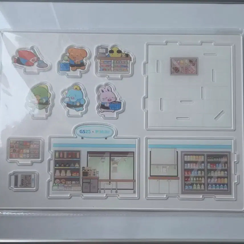 [BUNJANG] Pixelly GS Acrylic Diorama (Sealed) / 미개봉 픽셀리 gs 아크릴 디오라마 원가양도 (수수료 포함)