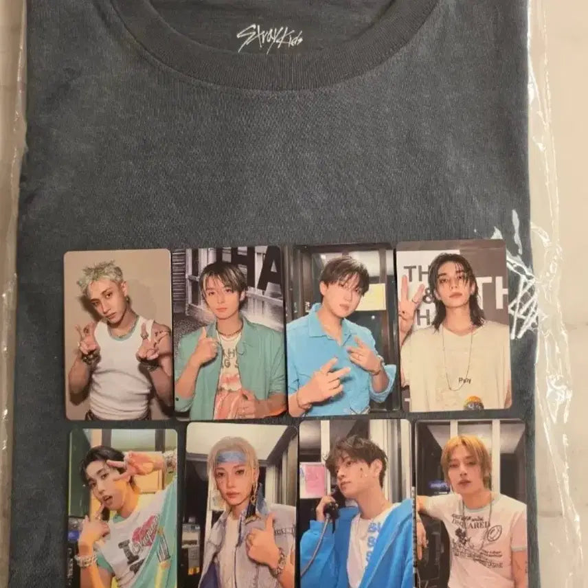 [BUNJANG] Stray Kids Felix This&amp;That Popup T-Shirt Photocard / 스트레이키즈 skz 필릭스 뽁아리 this&amp;that 팝업 티셔츠 포카