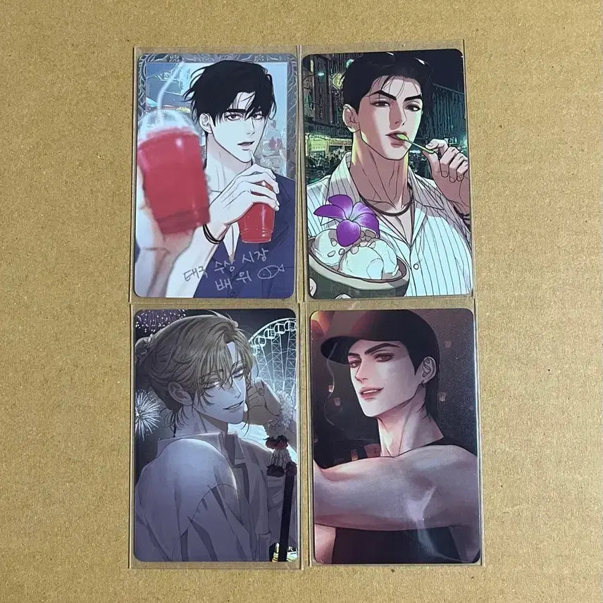 [BUNJANG] Jaimi Shop Resin Thai Photocard Set / 재이미샵 레진 태국포카 4장