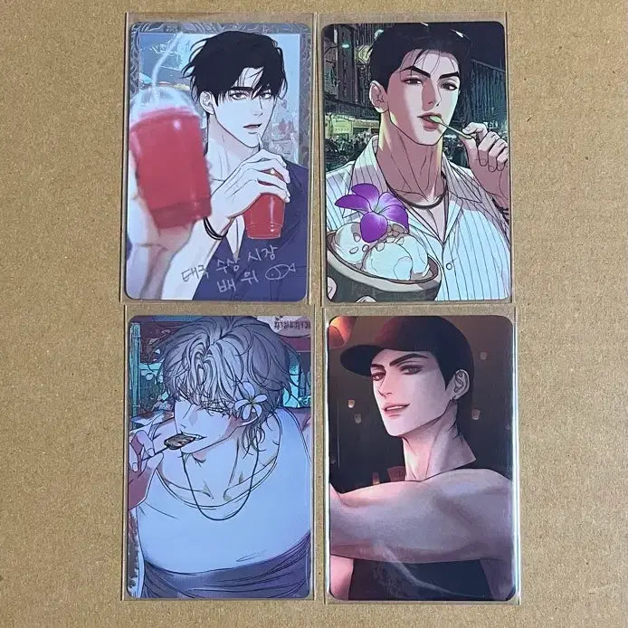 [BUNJANG] Jaimi Shop Resin Thai Photocard Set / 재이미샵 레진 태국포카 4장