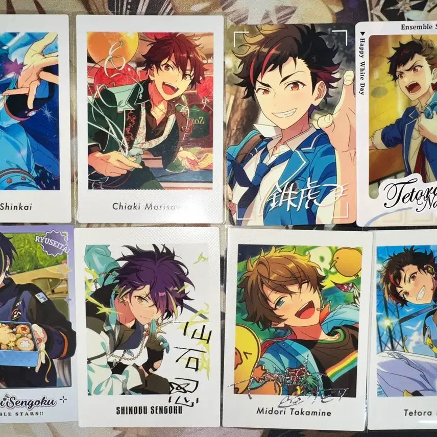 [BUNJANG] Ensemble Stars! Yusei Unit 9th Anniversary Photocard Set - Midori, Chiaki, Tetora, Shinobu, Kanata / 앙스타 유성대 9주년 파샷츠 중스타 포카 미도리 치아키 테토라 시노부 카나타