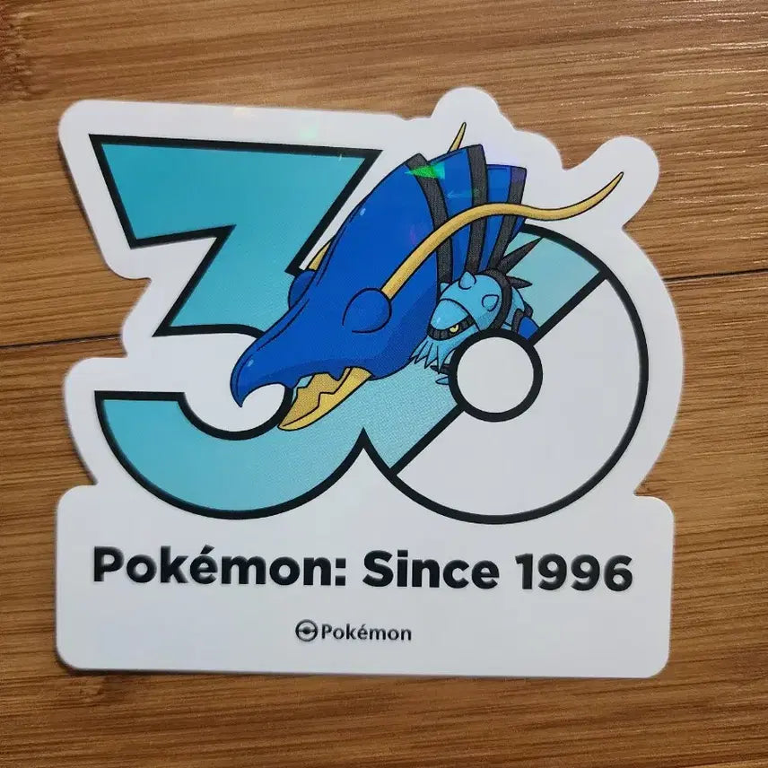 [BUNJANG] Pokemon 30th Anniversary Logo Booster Sticker / 포켓몬스터 30주년 로고 스티커 블로스터