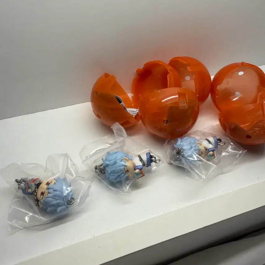 [BUNJANG] Gintama Gachapon 2nd Edition Gintoki Ball Chain Keychain / 은혼 대롱 가챠 2탄 긴토키 미개봉 줄줄이 연결 키링