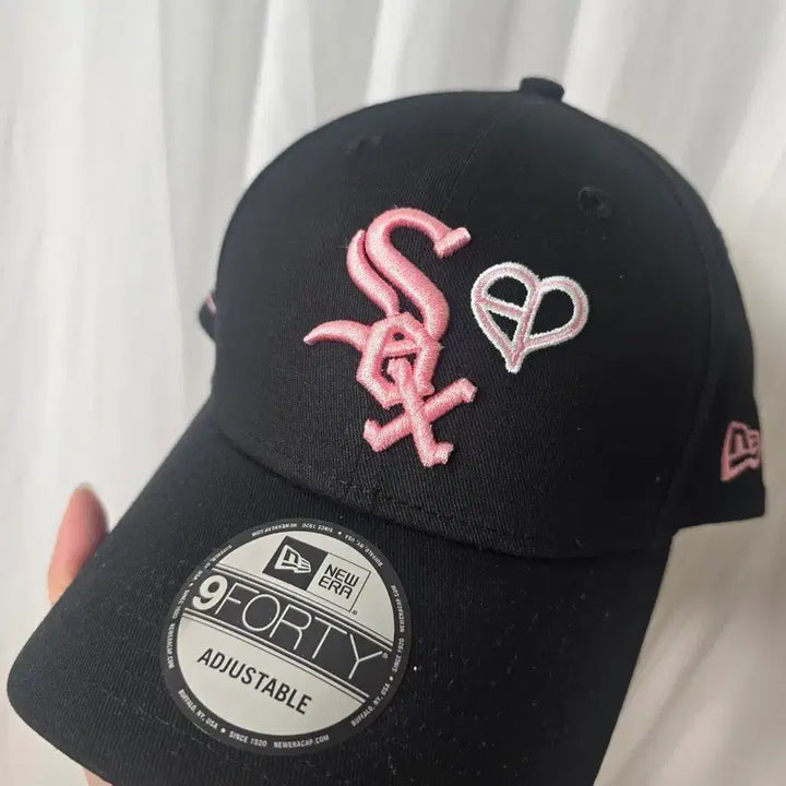 [BUNJANG] New Era x BLACKPINK x MLB LA Dodgers Unstructured Ball Cap - Black / 뉴에라 x 블랙핑크 x MLB 블랙 볼캡 모자