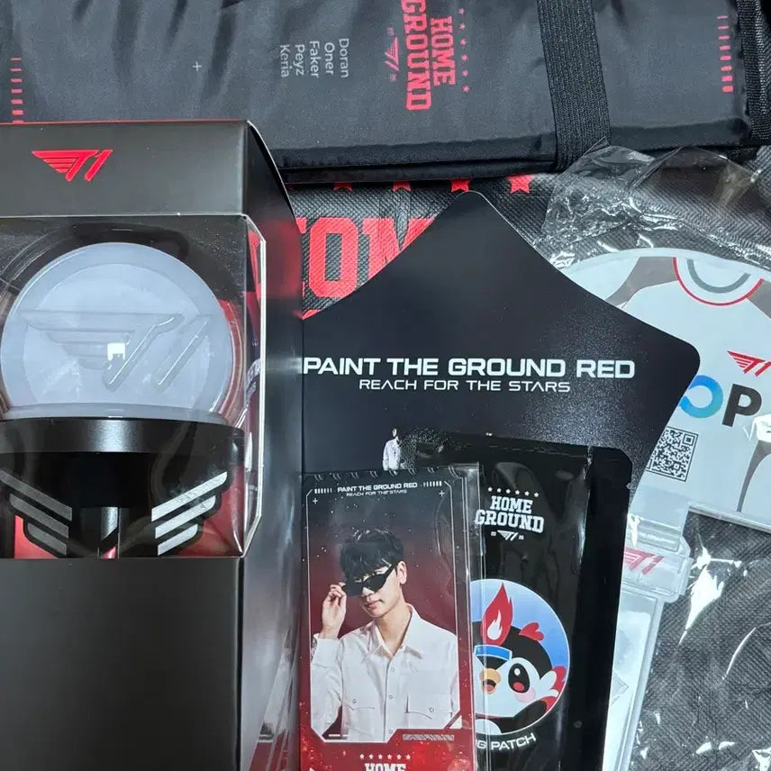 [BUNJANG] T1 Home Ground Cheer Stick Special Set / T1 티원 홈그라운드 응원봉 특전 풀세트 양도합니다