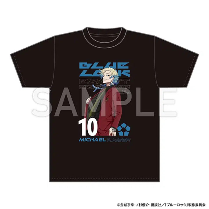 [BUNJANG] Blue Lock Art Exhibition Michael Kaiser T-Shirt (Unsealed) / (개봉) 블루록 원화전 전시회 미하엘 카이저 티셔츠