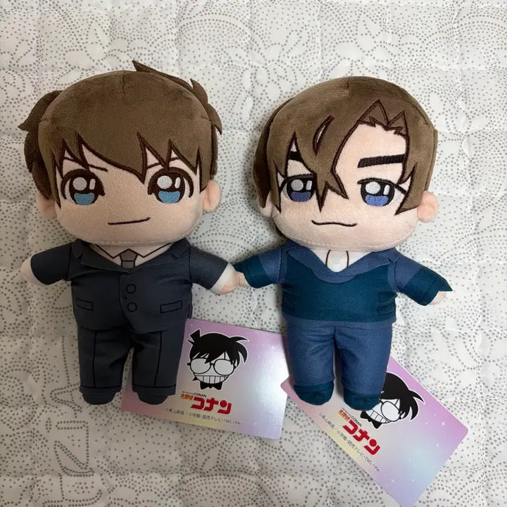[BUNJANG] Detective Conan Matsuida Jinpei &amp; Hagiwara Kenji Kiramucchi Plush Set / 명탐정 코난 마츠다 진페이 하기와라 켄지 kiramucchi 누이 일괄