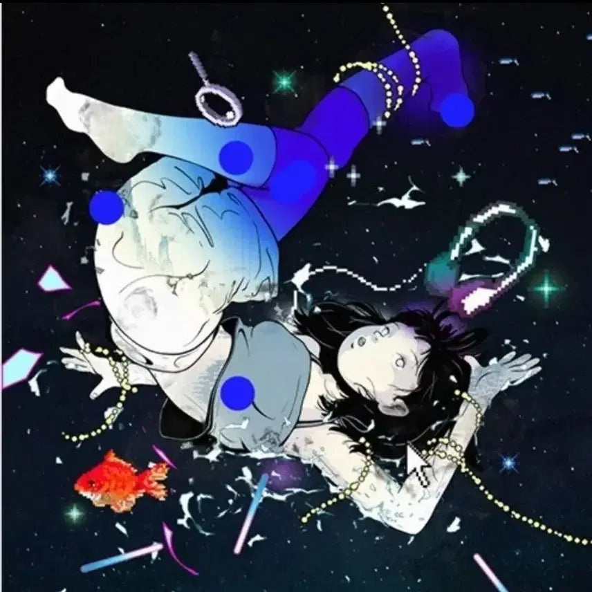 [BUNJANG] Han Lo Lo Lee Sang Bi Hang Blue Marbled Color LP (Sealed) / 한로로 lp 이상비행 [블루 마블 컬러 LP] (미개봉)