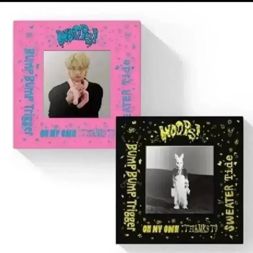 [BUNJANG] WOODZ (Cho Seung Youn) WOOPS! Album Set (Pink Version, Black Version) [Sealed Set] / 조승연 앨범 세트 웁스 WOOPS! 우즈 웁스  [미개봉세트]