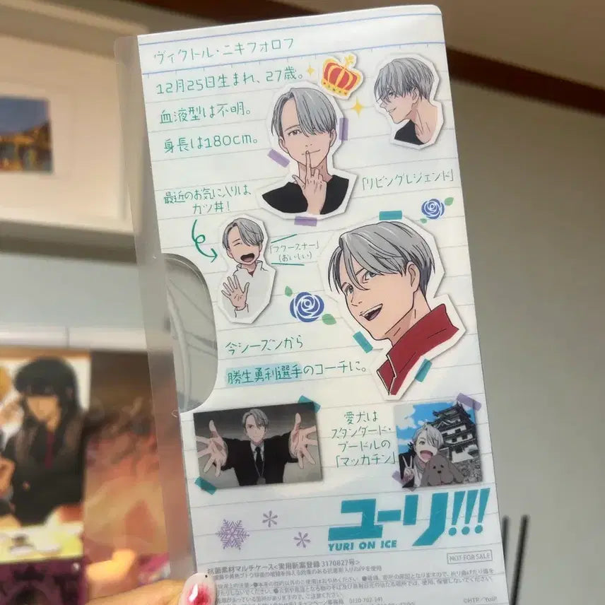 [BUNJANG] Yuri!!! on Ice Victor Nikiforov Ticket File / 유리 온 아이스 빅토르 니키포로프 티켓 파일