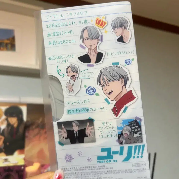 [BUNJANG] Yuri!!! on Ice Victor Nikiforov Ticket File / 유리 온 아이스 빅토르 니키포로프 티켓 파일