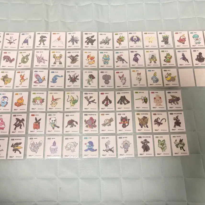 [BUNJANG] Pokemon Sticker Collection - Season 5 Complete Set / 포켓몬 띠부씰 시즌5 전종