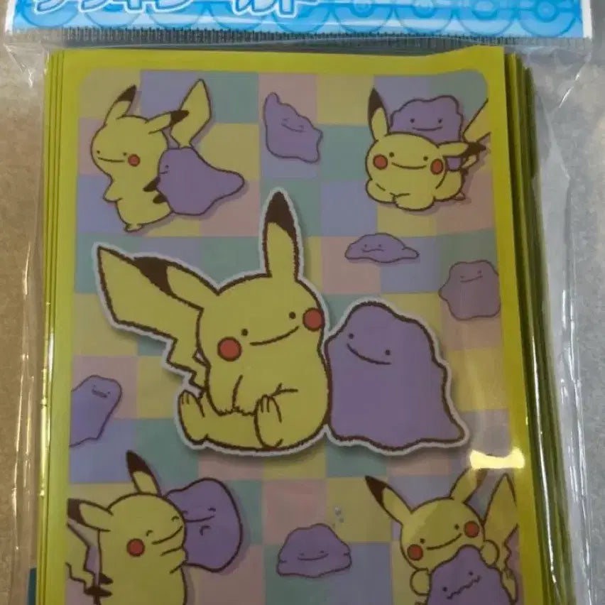 [BUNJANG] Pokemon Metamon Pikachu Illustration Card Sleeves (40 Count) / 메타몽 피카츄 포켓몬 카드 실드 판매