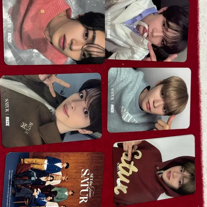 [BUNJANG] Satu R x RIIZE Bundle Set Photocard / 세터 포토카드 라이즈 판매 satu r x RIIZE 일괄