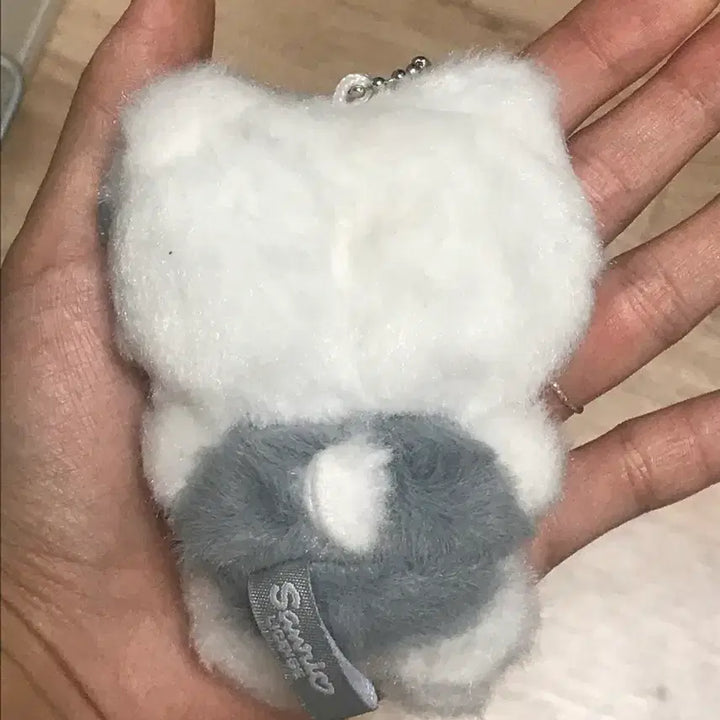 [BUNJANG] Sanrio Kitty Keychain (Black &amp; White) / (새상품 정품) 산리오 흑백 회색 모노톤 키티 키링