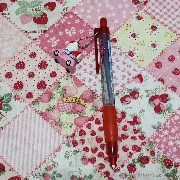 [BUNJANG] Classic Hello Kitty Car Strap Mechanical Pencil / 고전 헬로키티 자동차 스트랩 샤프
