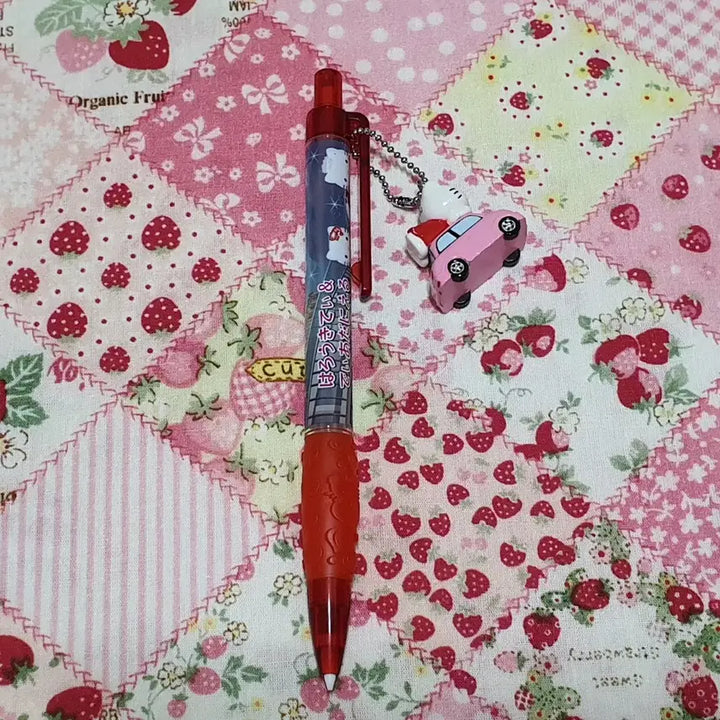 [BUNJANG] Classic Hello Kitty Car Strap Mechanical Pencil / 고전 헬로키티 자동차 스트랩 샤프
