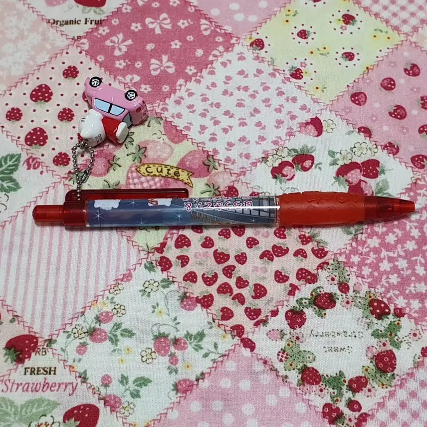 [BUNJANG] Classic Hello Kitty Car Strap Mechanical Pencil / 고전 헬로키티 자동차 스트랩 샤프