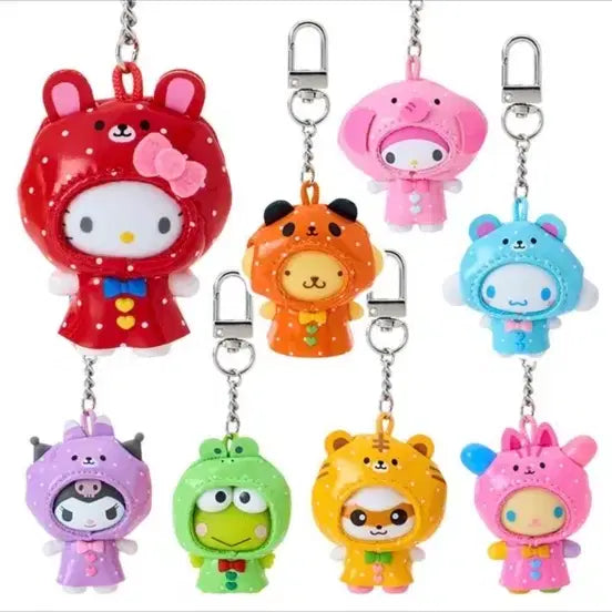 [BUNJANG] Sanrio Hello Kitty Chibi-Tomo Rainy Day Series Figure Keychain / 산리오 헬로키티 치비토모 우비시리즈 새상품 새제품