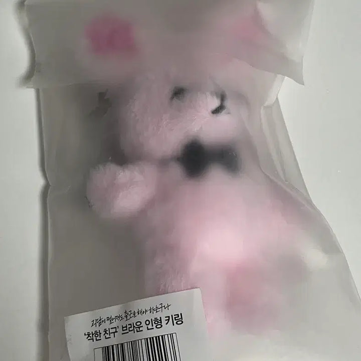 [BUNJANG] Line Friends Brown Doll Keychain / 괴담출근 착한친구 착친 브라운 인형 키링