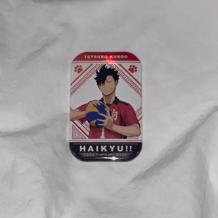 [BUNJANG] Haikyuu!! Tetsuro Kuroo Square Can Badge / 하이큐 쿠로오 테츠로 사각 스퀘어 랜덤 캔뱃지