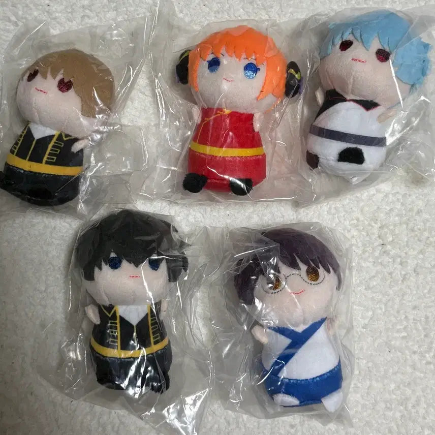 [BUNJANG] Gintama Mochi Mochi Mascot Bundle Set (5) / (미개봉) 은혼 모찌모찌 마스코트 5개 일괄