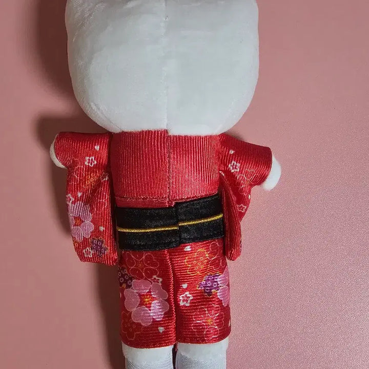 [BUNJANG] Hello Kitty Kimono Ver. Plush Doll Set (Red/Pink) / 키티 인형 기모노 ver. (빨강/분홍) 일괄 세트가격