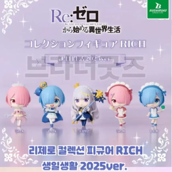 [BUNJANG] Re:Zero Ram Figure Maid Outfit Gacha Collection Figure Rich 2025 Birthday Ver. / 람 피규어 메이드복 가챠