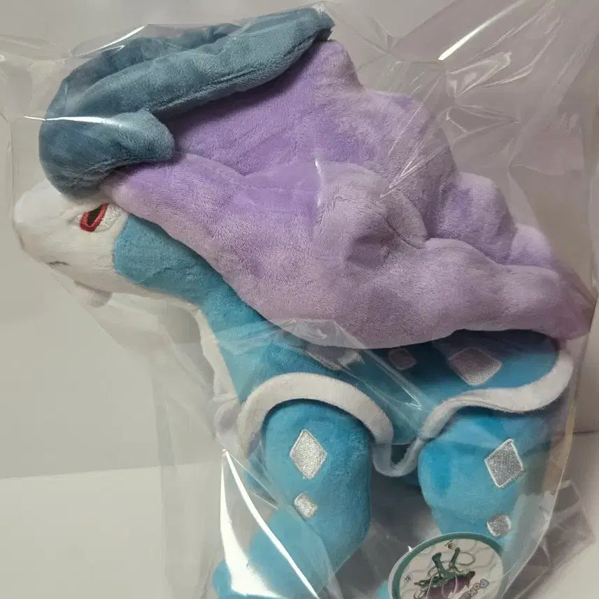[BUNJANG] Pokemon Suicune 25cm Plush Toy / [새상품]포켓몬스터 정품 전설의 포켓몬 스이쿤 25cm 인형