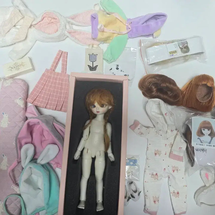 [BUNJANG] Sirène Jadou Ball-Jointed Doll (BJD) with Outfit, Wig, and Accessories / 구체관절인형 물품 의상 가발 포함 쎄이렌 자두 USD