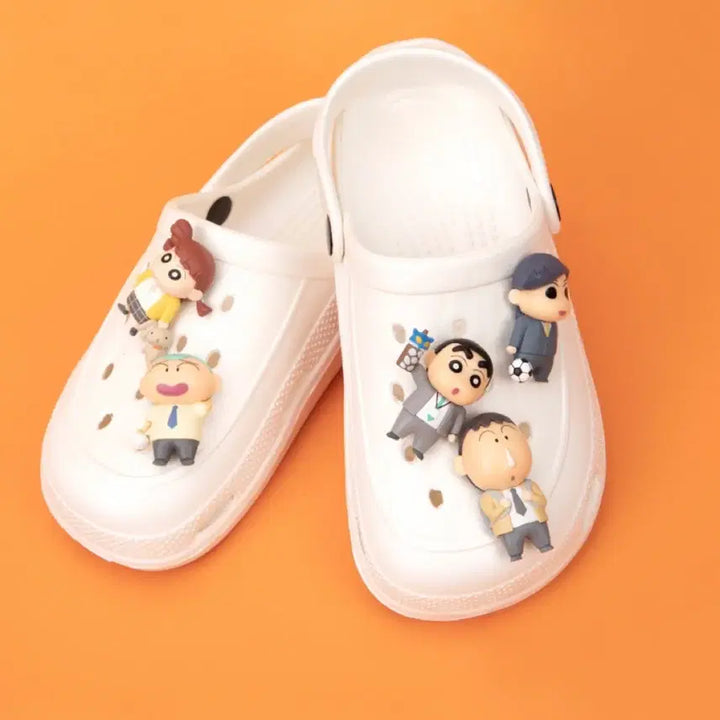 [BUNJANG] Crayon Shin-chan Character Charms/Jibbitz Set / 짱구는못말려 캐릭터참/지비츠 세트