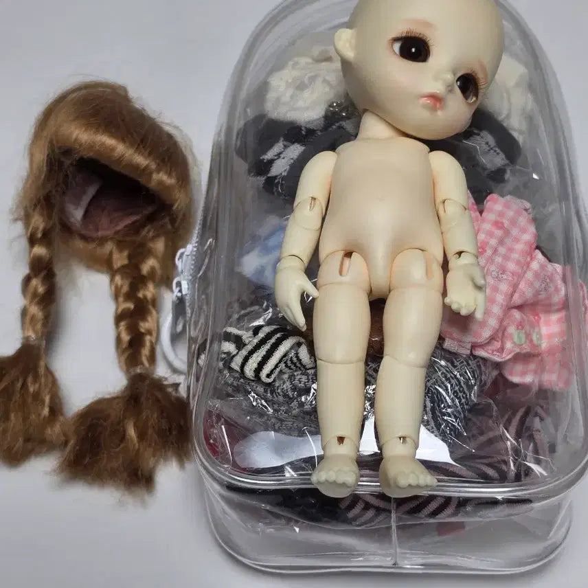 [BUNJANG] LinaShushu Daisy BJD Doll Outfit Wig / 구체관절인형 물품 의상 가발 포함 리나슈슈 데이지 포켓