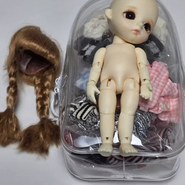 [BUNJANG] LinaShushu Daisy BJD Doll Outfit Wig / 구체관절인형 물품 의상 가발 포함 리나슈슈 데이지 포켓