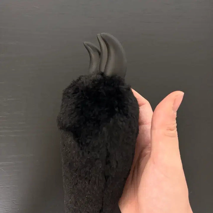 [BUNJANG] Taito Gloomy Bear Black Hand Plush Keychain / 고전) 타이토 글루미베어 블랙 손 인형 키링 카라비너
