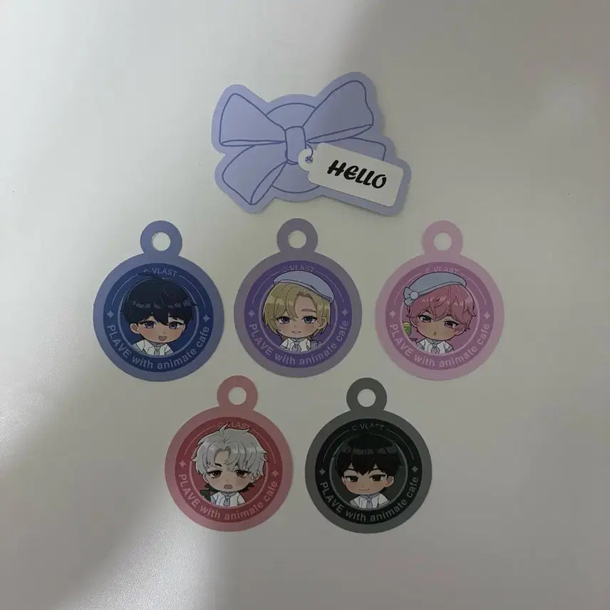 [BUNJANG] PLAVE Animate Collaboration Straw Picks Bundle Set / 플레이브 애니메이트 콜라보 스트로우픽 일괄 판매 예준 노아 밤비 은호 하민