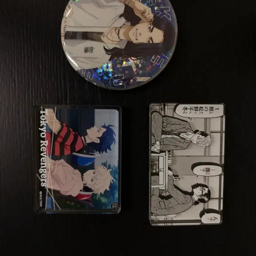 [BUNJANG] Tokyo Revengers Keisuke Baji, Mikey, Chifuyu Acrylic Keyring &amp; Can Badge Bundle Set / 도리벤 바지케이스케 마이키 치후유 굿즈 일괄 아크릴 키링 캔뱃지