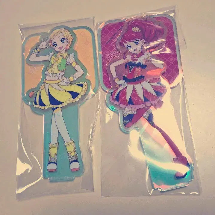 [BUNJANG] Aikatsu! Stars! VSQUARE Hologram Acrylic Stand Hinaki Shuri / 아이카츠 아이엠스타 브이스퀘어 홀로그램 아크릴 스탠드 희나 주리 히나키 쥬리