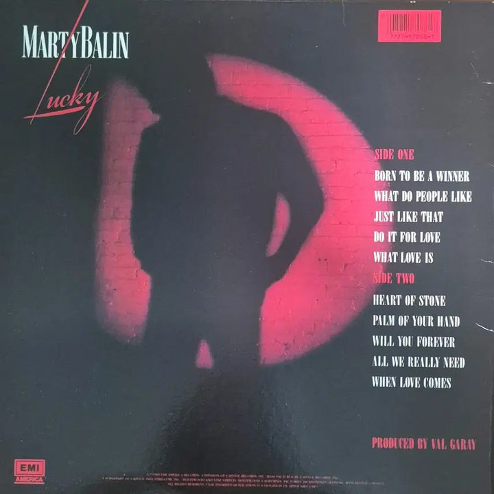 [BUNJANG] Marty Balin Lucky LP / lucky 마티 발린 LP
