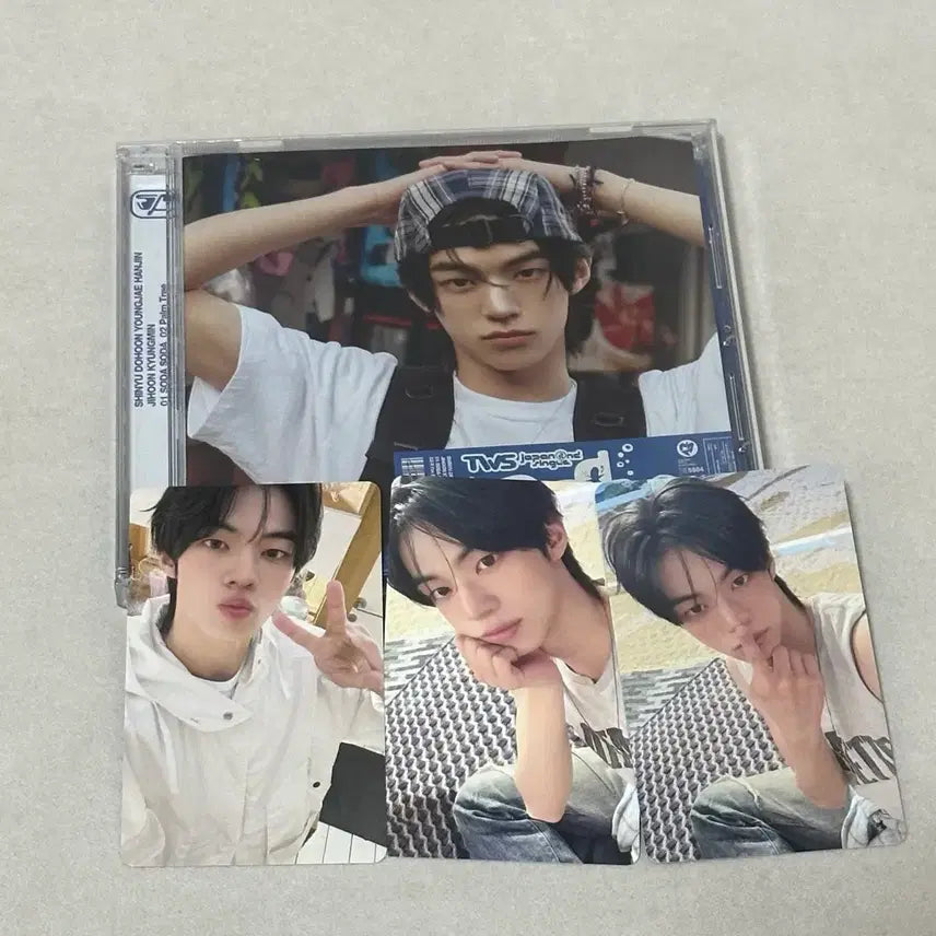 [BUNJANG] TWS Dohoon Sealed Solo Album + Ball Bread + Co Tting Dong Tower Records POB Photocard / 투어스 도훈 미개봉 솔로반+볼찌빵+코띵동 타워레코드 특전 포토카드 tws sodasoda