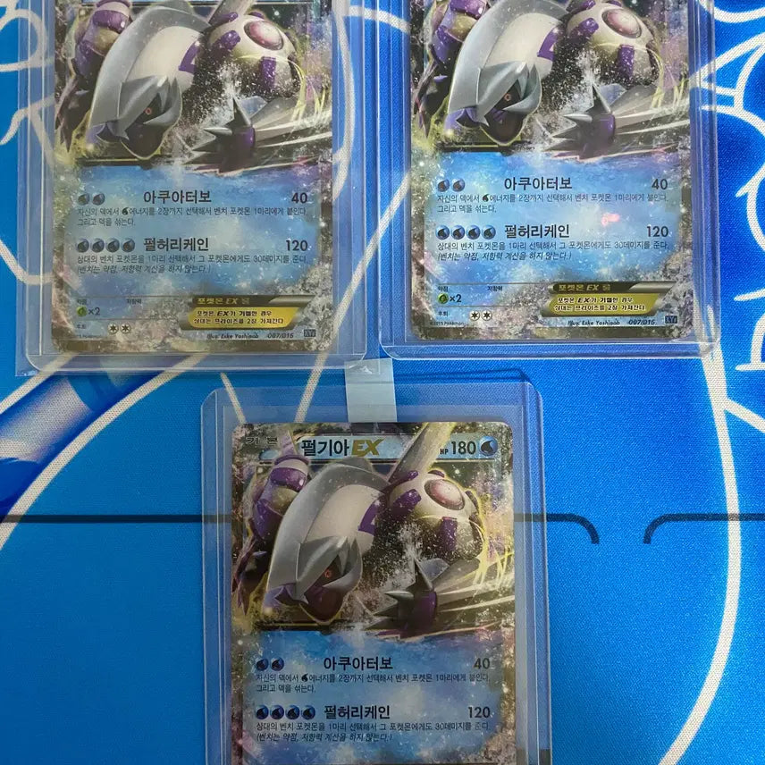 [BUNJANG] Pokemon Card Palkia ex XY Set (3 Cards) / 포켓몬카드 고대카드 펄기아 ex xy 3장