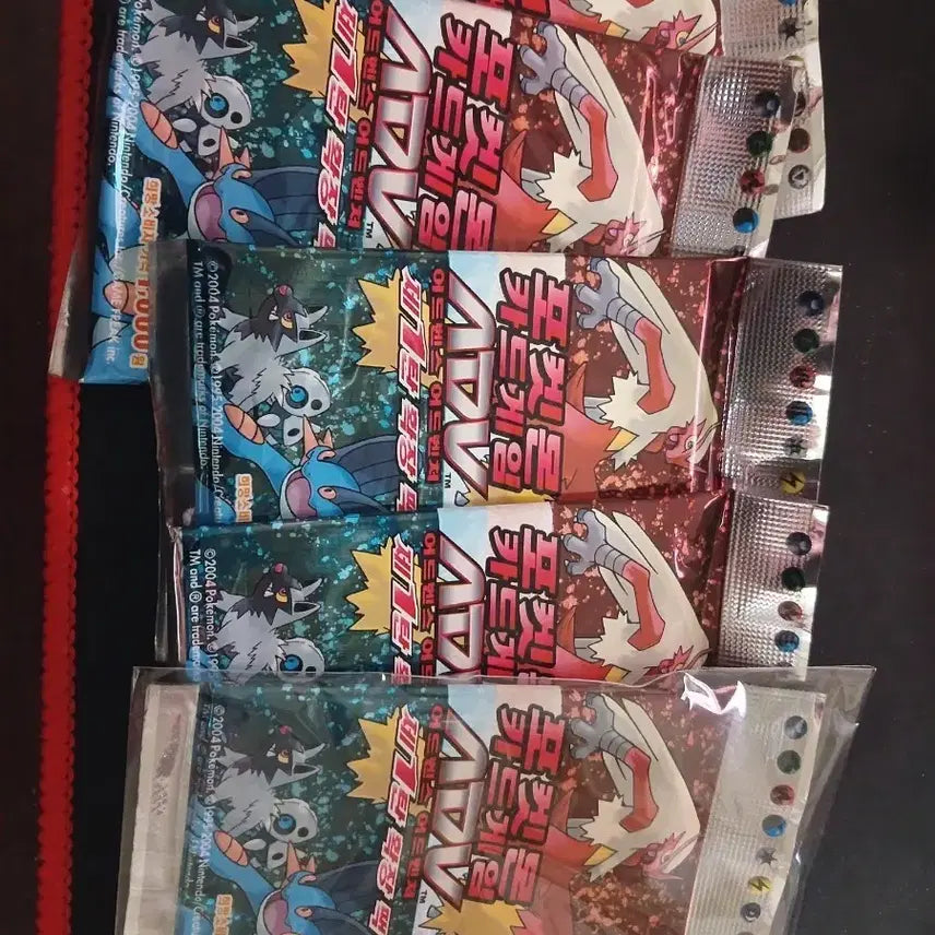 [BUNJANG] Pokemon Card Game Booster Packs (Sealed) - Adv 3 Packs, Hail Blizzard 1 Pack, XY 1 Pack / 포켓몬카드 (미개봉)Adv 3팩 헤일블리자드1팩 x,y각 한팩