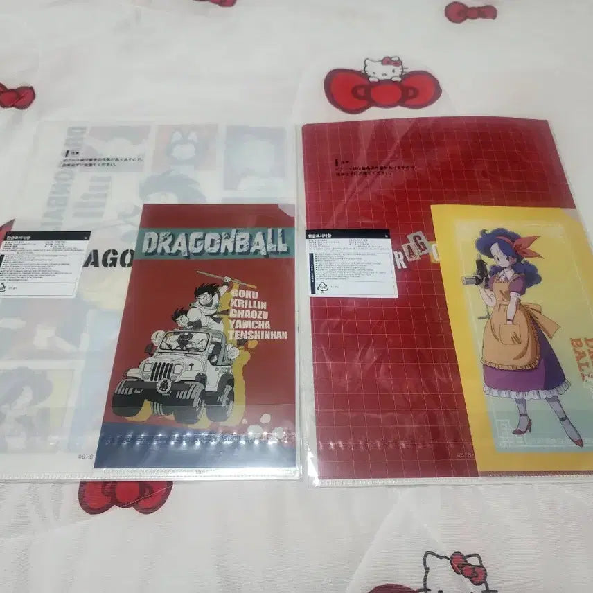[BUNJANG] Dragon Ball Ichiban Kuji Clear File Set (2 Types) / 드래곤볼 쿠지 클리어파일 2종 일괄