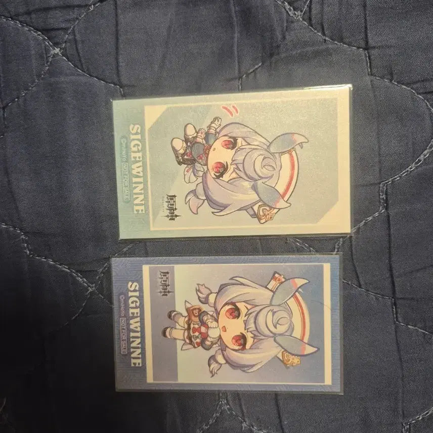 [BUNJANG] Genshin Impact Sigewinne Photocard Set (2 types) / 원신 시그윈 기고 포토카드 2종 일괄