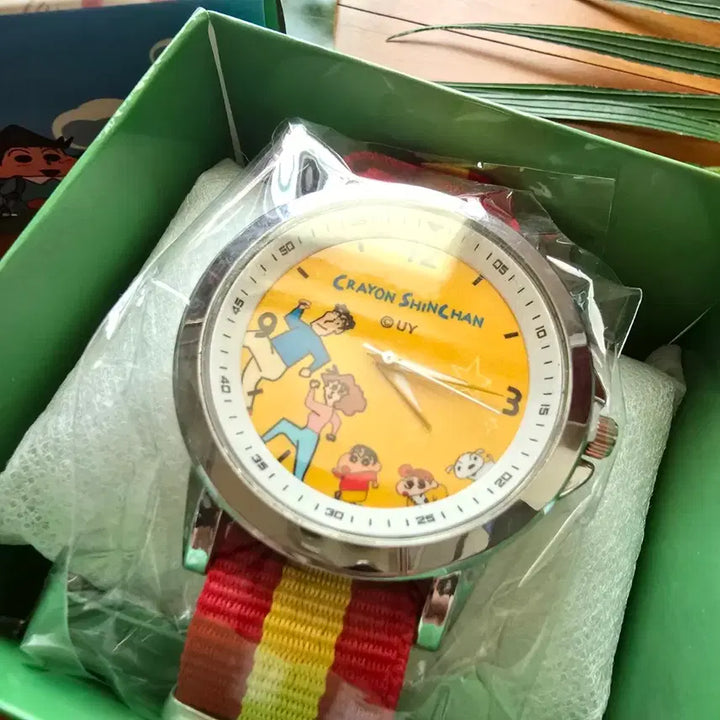 [BUNJANG] Crayon Shin-chan Character Wristwatch (Unused) / (미사용) 짱구는 못말려 캐릭터 손목시계